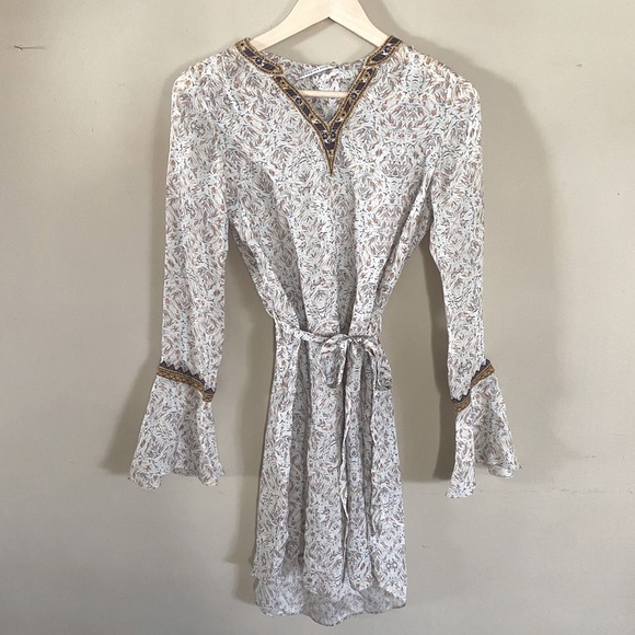 Tangerine NYC Embroidered Print Tunic Dress - Picture 1 of 14